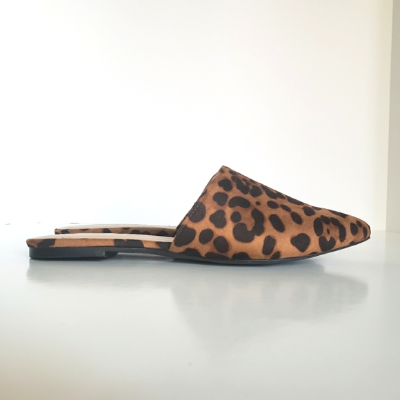 Leopard Print Mules Slip Ons - Picture 5 of 13